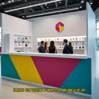 Stand Pameran Minimalis Bangkalan